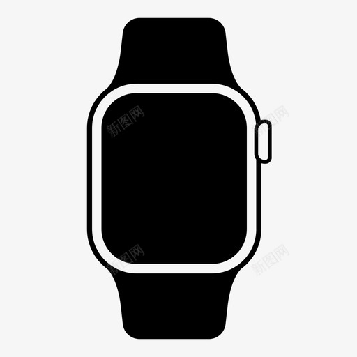 苹果手表智能手表科技图标svg_新图网 https://ixintu.com 手表 智能 科技 苹果
