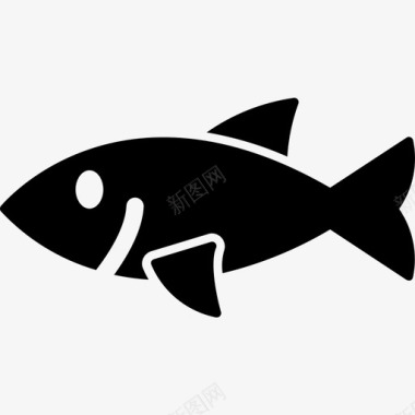 鱼食物肉图标图标