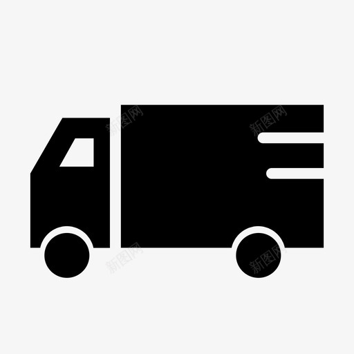 卡车汽车交付图标svg_新图网 https://ixintu.com 交付 包装 卡车 汽车 运输