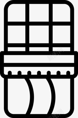 巧克力棒糖果糖果店图标图标