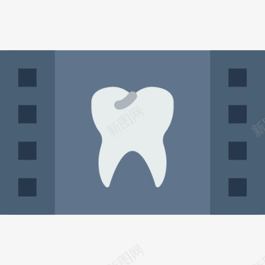 贴膜牙科12扁平图标图标