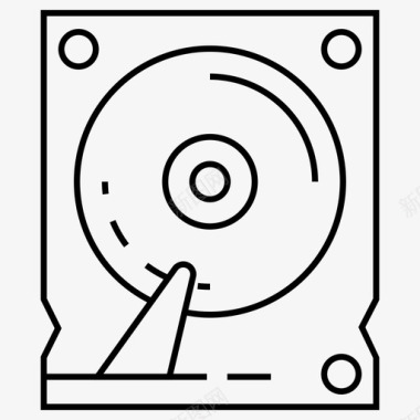硬盘计算机内存计算机存储图标图标