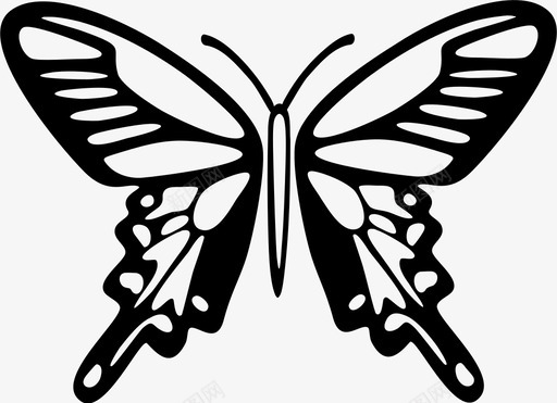 蝴蝶动物甲虫图标图标