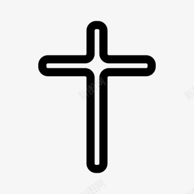 十字架墓地圣诞节图标图标