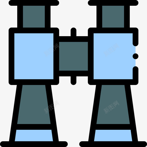 双筒望远镜使用24线性颜色图标svg_新图网 https://ixintu.com 使用 双筒 望远镜 线性 颜色