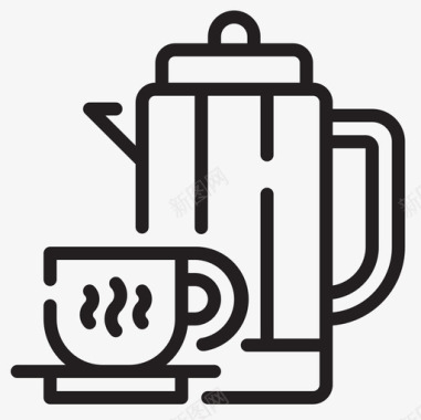 咖啡24杯直饮图标图标