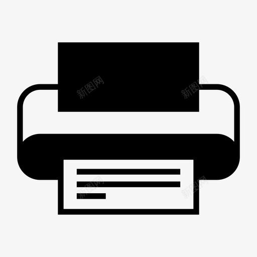 打印机设备办公室图标svg_新图网 https://ixintu.com 办公室 打印机 打印机半成品 纸张 设备