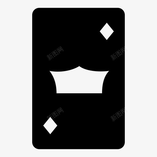 杰克的钻石卡玩图标svg_新图网 https://ixintu.com 卡 扑克牌黑暗 杰克的钻石 玩 瓷砖