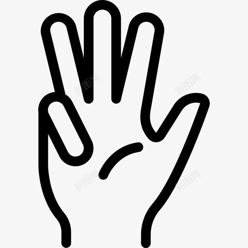 九数数手指图标svg_新图网 https://ixintu.com 九 手 手指 手指数第二行 数数 触摸手势 轻拍