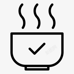 生鲜包装即食食品生鲜图标高清图片