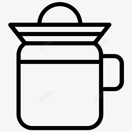咖啡壶饮料早餐图标svg_新图网 https://ixintu.com 卡布 咖啡 咖啡壶 商务 奇诺 套装 早餐 研磨机 饮料