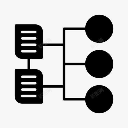 站点地图引擎优化图标svg_新图网 https://ixintu.com seo seoglyph web 优化 引擎 站点地图