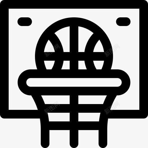 篮球返校83直线型图标svg_新图网 https://ixintu.com 直线 篮球 线型 返校