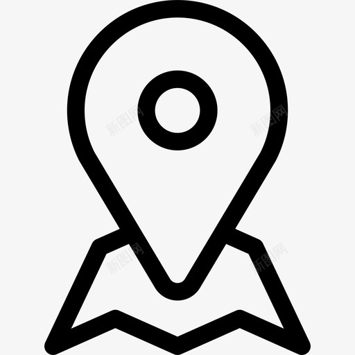 gps地图大头针图标svg_新图网 https://ixintu.com gps 地图 大头针 旅行 计划 路线