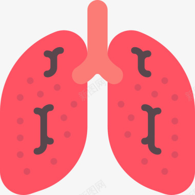 肺癌戒烟14平淡图标图标