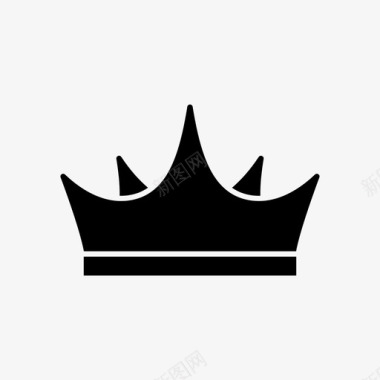 皇冠权威国王图标图标