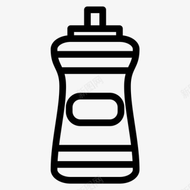 饮料瓶子运动图标图标