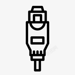 千兆有线端口有线局域网端口图标高清图片