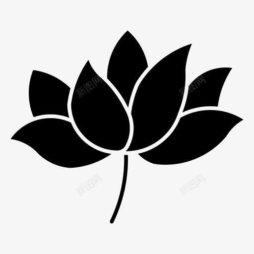 水仙花绿图标svg_新图网 https://ixintu.com 水仙