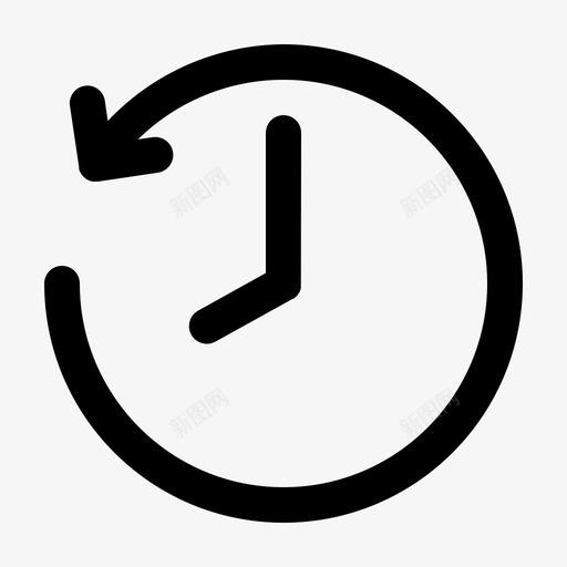历史时钟时间表图标svg_新图网 https://ixintu.com 事务 历史 时钟 时间 时间表 电子商务用户界面字形