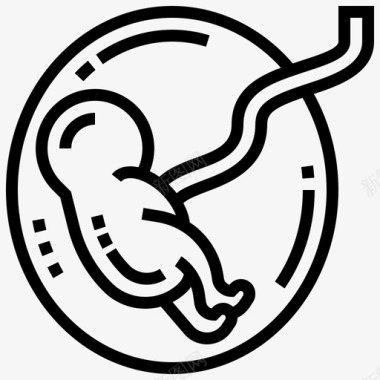 未出生的孩子母亲怀孕图标图标