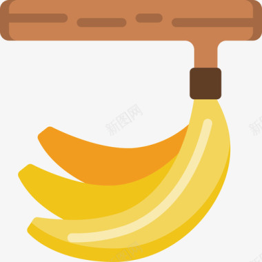 香蕉丛林21平坦图标图标