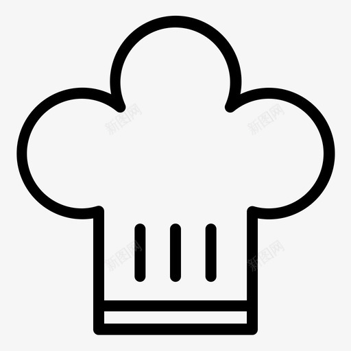 厨师烹饪帽子图标svg_新图网 https://ixintu.com 厨师 帽子 海鲜产品的包装 烹饪 玩具 餐厅