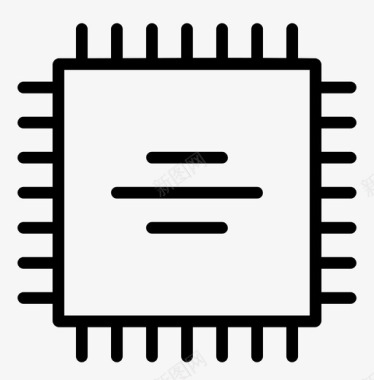 芯片组电路cpu图标图标