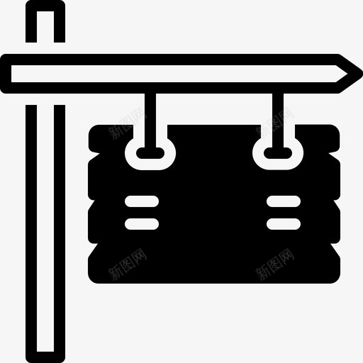 广告牌重新命名标杆图标svg_新图网 https://ixintu.com 广告牌 标杆 重新命名