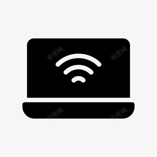 笔记本电脑wifi设备小工具图标svg_新图网 https://ixintu.com wifi 信号 小工 工具 电脑 笔记本 符号 设备 项目管理