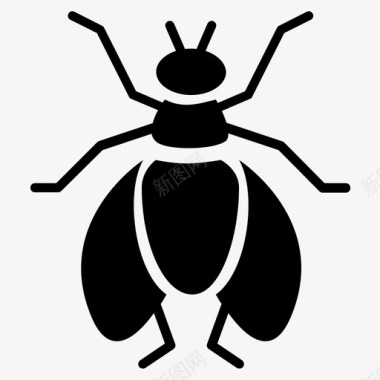 家蝇动物昆虫图标图标