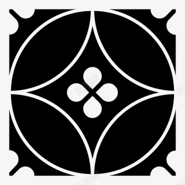 无缝图案背景装饰艺术装饰蜡染图案图标图标