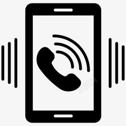 移动网络数码铃声电话联系人来电图标高清图片
