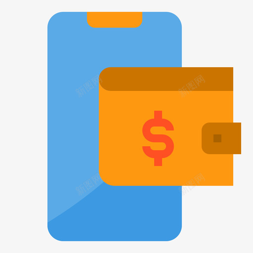钱包帐单和付款3平装图标svg_新图网 https://ixintu.com 帐单和付款3 平装 钱包