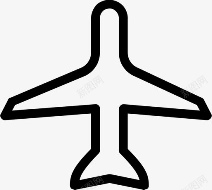 飞机机场出发图标图标