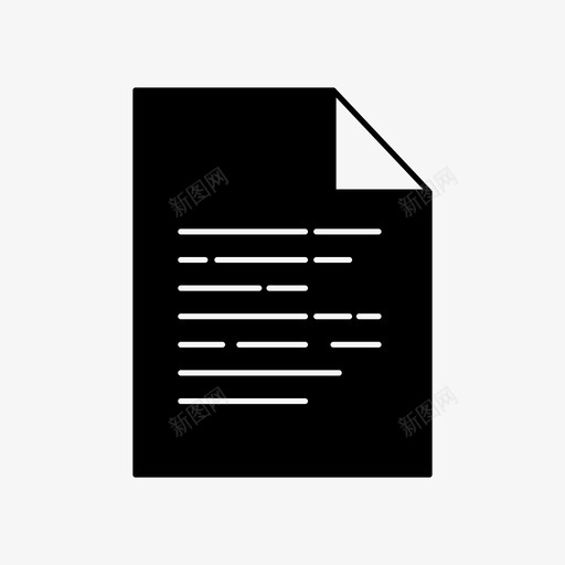 文件清单办公室图标svg_新图网 https://ixintu.com 办公室 文件 文本 清单 纸张