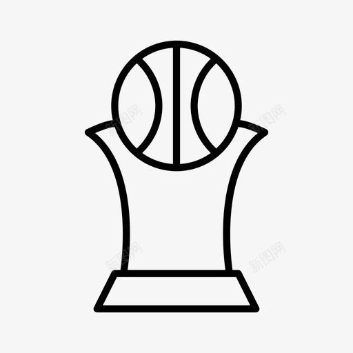 奖品篮筐比赛图标svg_新图网 https://ixintu.com 奖品 比赛 篮球 篮筐 运动