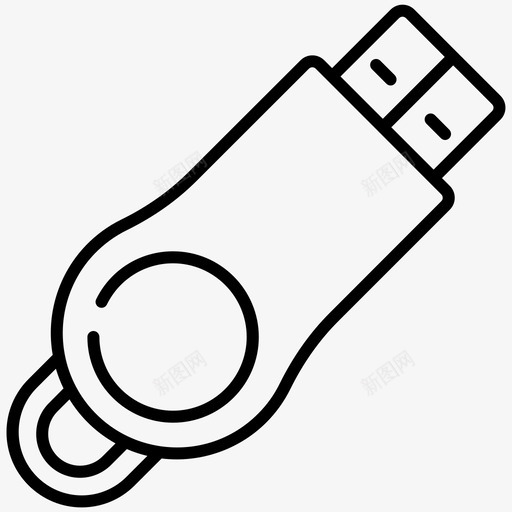 pendrive计算数据存储图标svg_新图网 https://ixintu.com pendrive usb 办公 多媒体 存储 数据 文件 计算