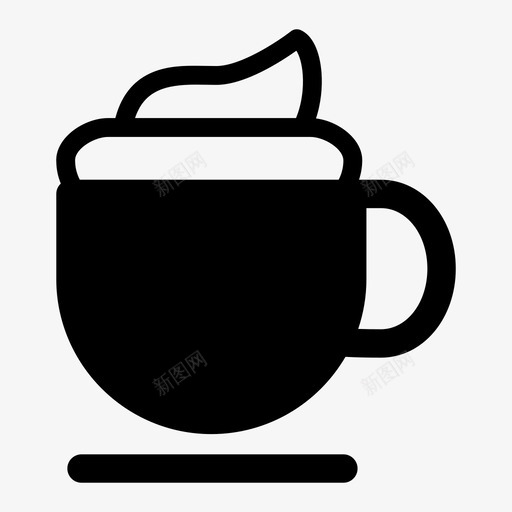 拿铁咖啡因杯子图标svg_新图网 https://ixintu.com 咖啡 咖啡因 拿铁 杯子 饮料