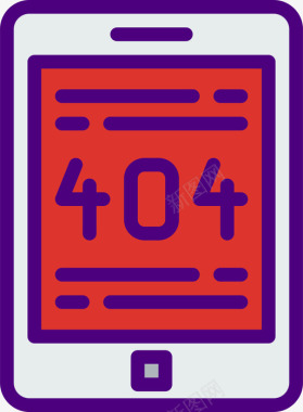 智能手机92技术线性颜色图标图标