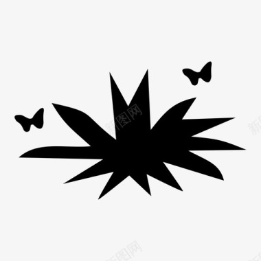 草花花园图标图标