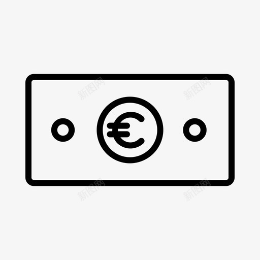 欧元现金欧洲图标svg_新图网 https://ixintu.com 欧元 欧洲 现金 货币 金融