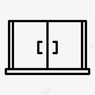 厨房橱柜厨柜电器图标图标