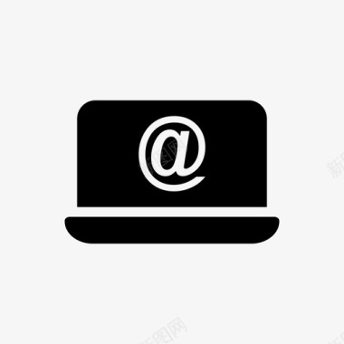 笔记本电脑电子邮件设备信件图标图标