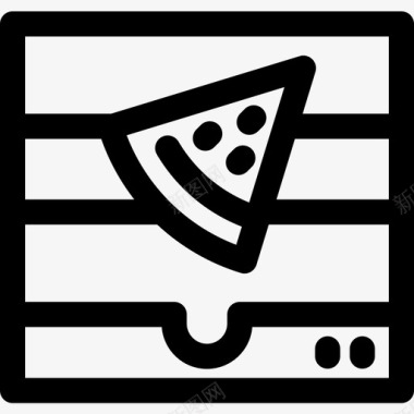 披萨外卖35直系图标图标