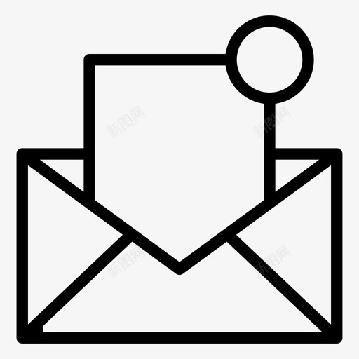 电子邮件电子邮件通知客户服务图标svg_新图网 https://ixintu.com 客户服务 电子邮件 电子邮件通知