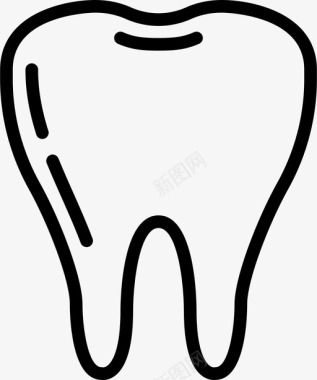 健康牙齿医学187线性图标图标