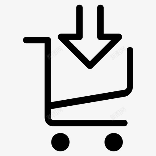 市场买家商品图标svg_新图网 https://ixintu.com 买家 卖家 商品 商店 市场 购物