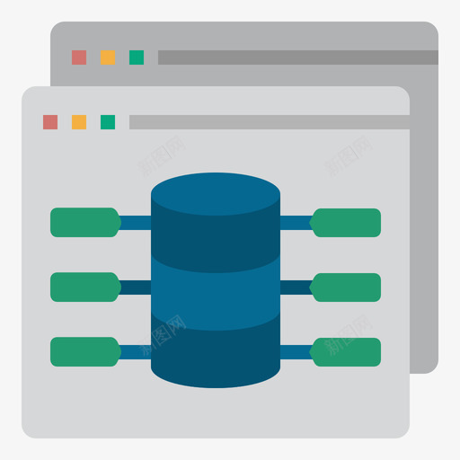 网络技术颠覆3扁平图标svg_新图网 https://ixintu.com 扁平 技术 网络 颠覆