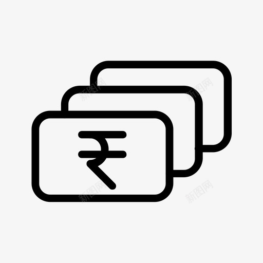 钱现金印度人图标svg_新图网 https://ixintu.com 印度人 现金